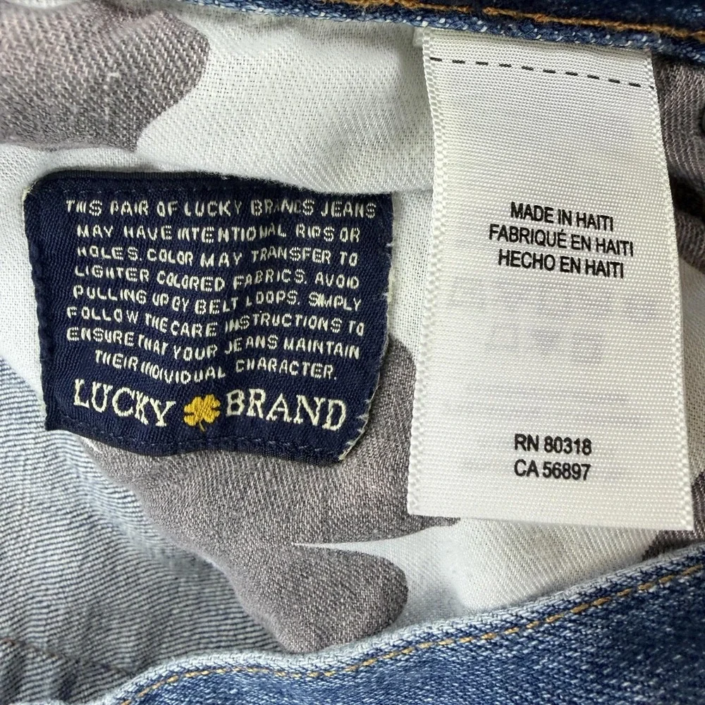 Lucky Brand 363 Jeans Mens 33x30 Blue Stretch Denim Pants Vintage Straight